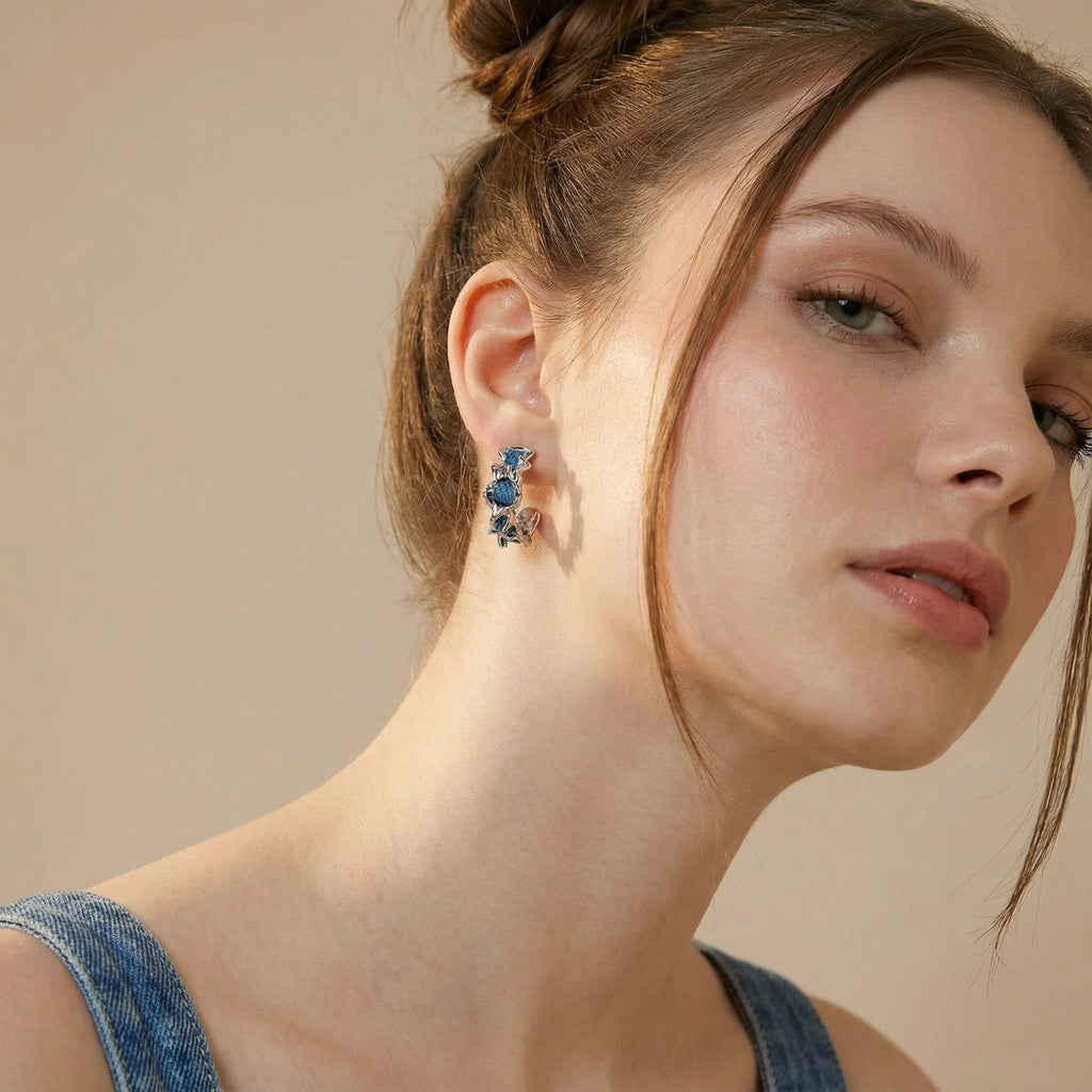 Azure Wave Hoops