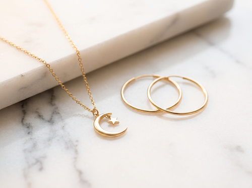 Luna Crescent Necklace